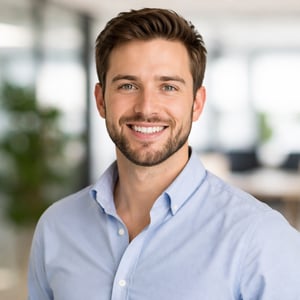 Profesional portrait at the ofice